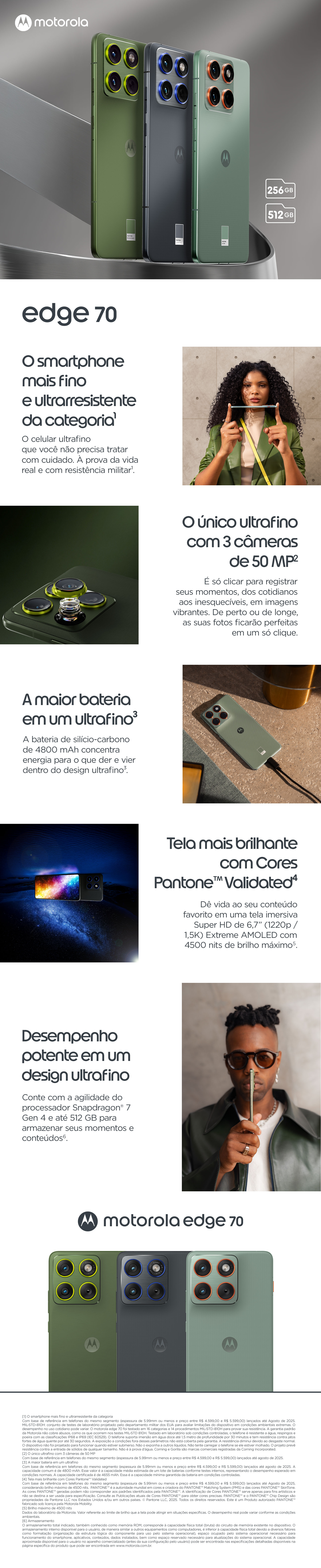 Celular Motorola: 5G, 128gb e 256gb | Loja Oficial Motorola