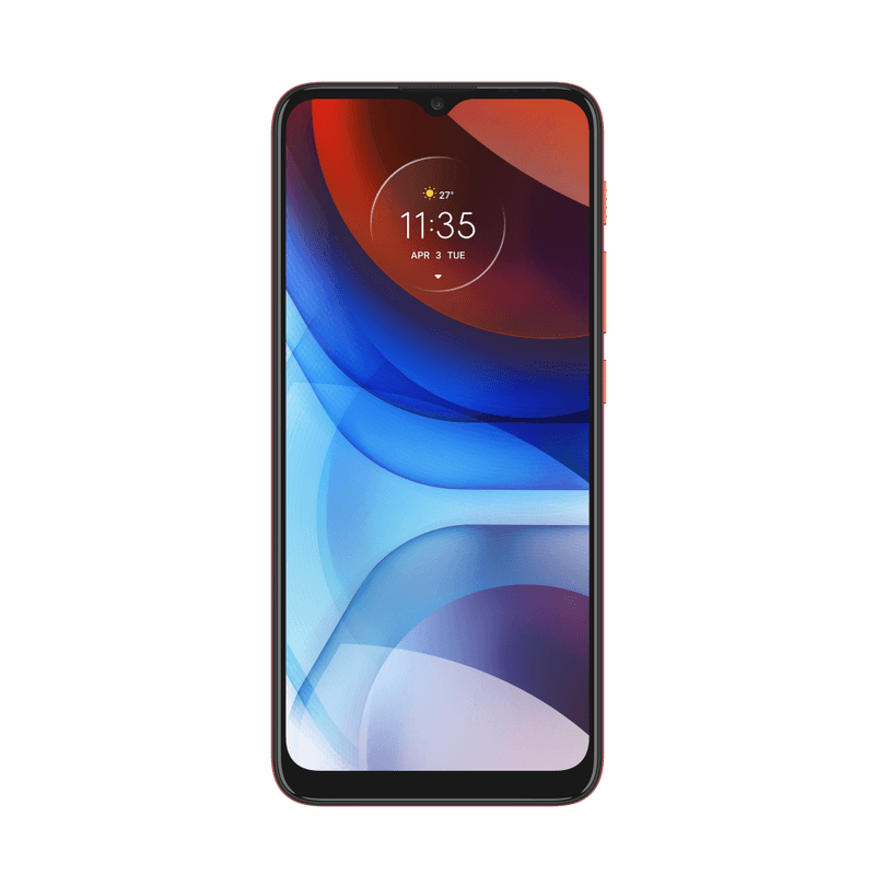 Smartphone-Moto-E7-Power-32GB-Imagem-Frontal-Vermelho-Coral-foto-2