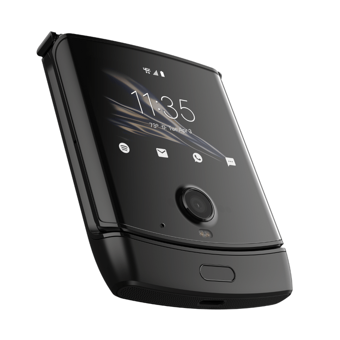 Smartphone-Moto-Razr-128GB-imagem-Frontal-Curvada