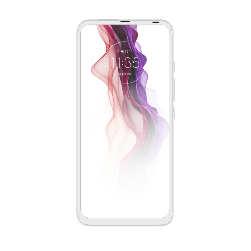 Smartphone-Motorola-one-fusion-plus-128gb-Imagem-Frontal-Branco-Prisma