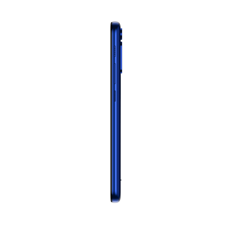 Smartphone-Motorola-one-fusion-64gb-Imagem-lateral-azul-safira
