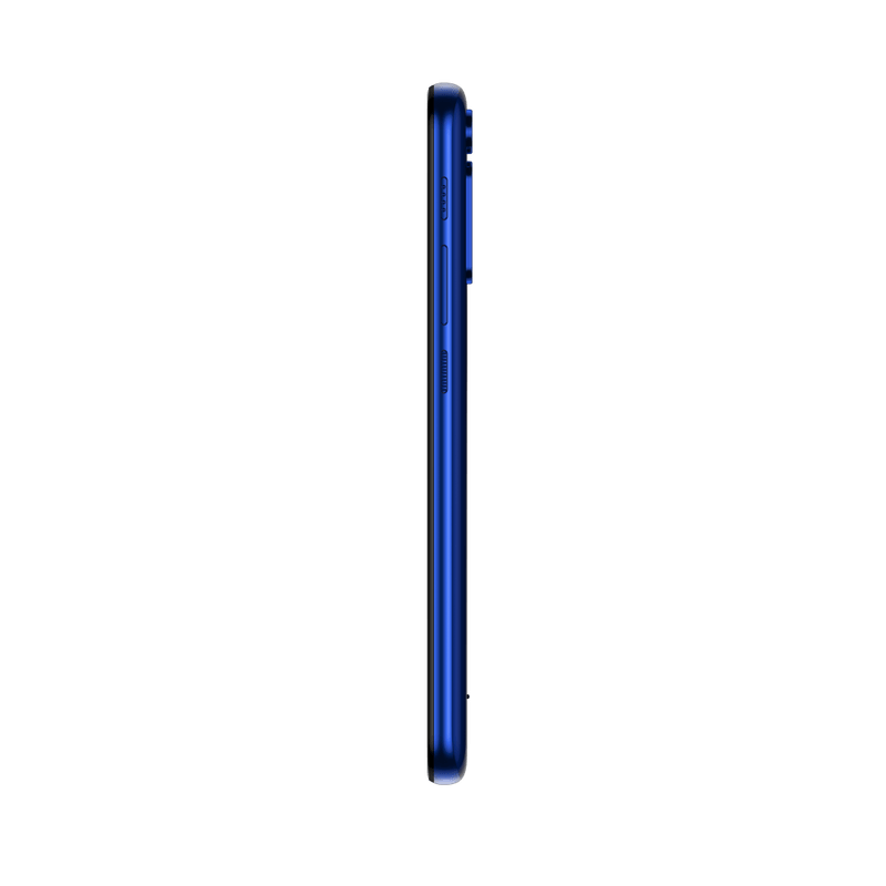 Smartphone-Motorola-one-fusion-64gb-Imagem-lateral-azul-safira