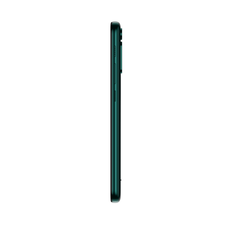 Smartphone-Motorola-one-fusion-128gb-Imagem-lateral-verde-esmeralda