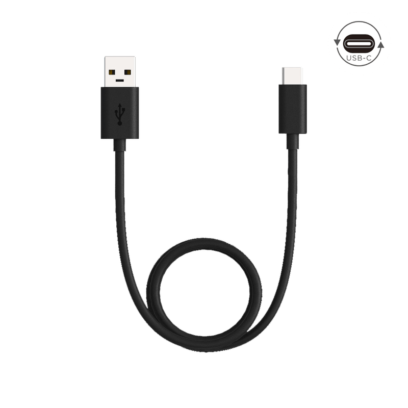 Cabo Adaptador USB-A para Micro USB/USB-C Preto com 1 Metro 30875