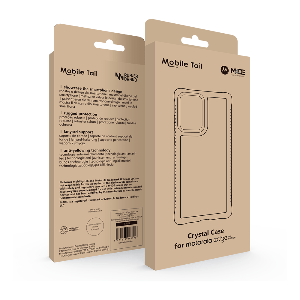 Capa Protetora Original Motorola Anti Impacto Edge 50 Fusion