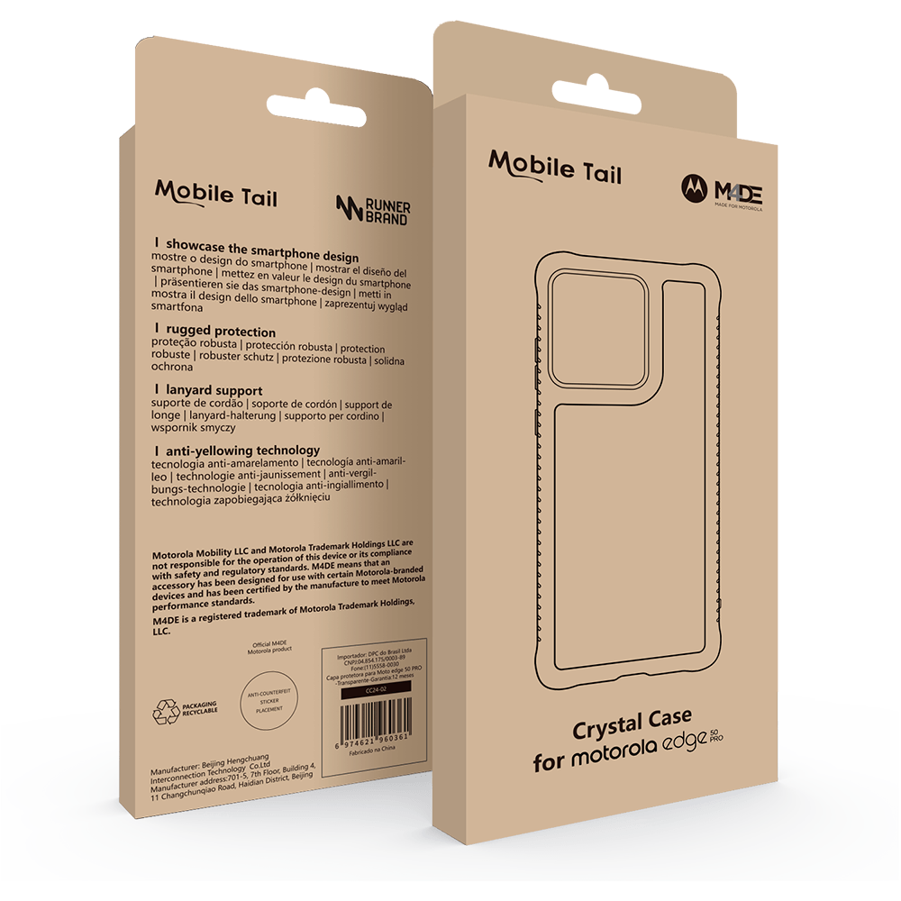 Capa Protetora Original Motorola Anti Impacto Edge 50 Pro