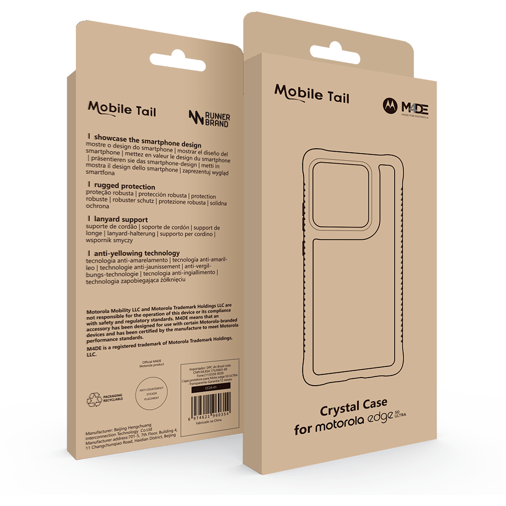 Capa Protetora Original Motorola Anti Impacto Edge 50 Ultra