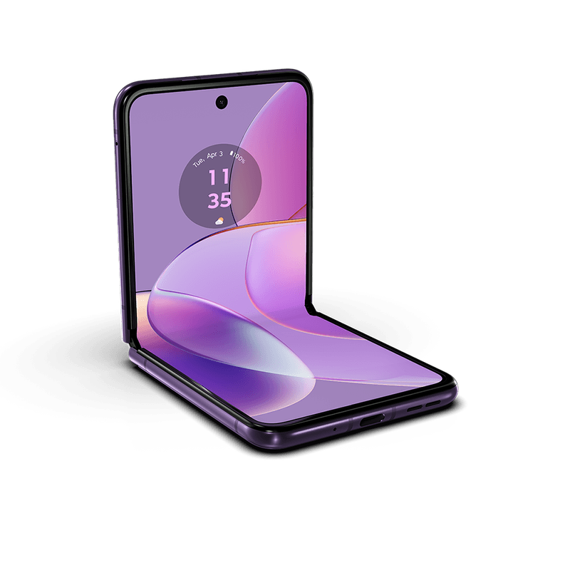 tela-dobrada-frente-smartphone-motorola-razr-40-lilac