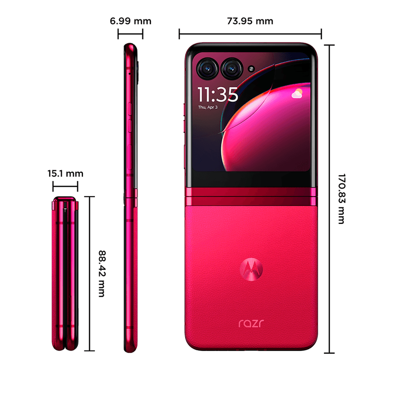 Dimensoes-smartphone-motorola-razr-40-ultra-viva-magenta