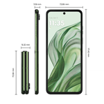 Dimensoes-smartphone-motorola-razr-50-ultra-forest-green-silicon-leather