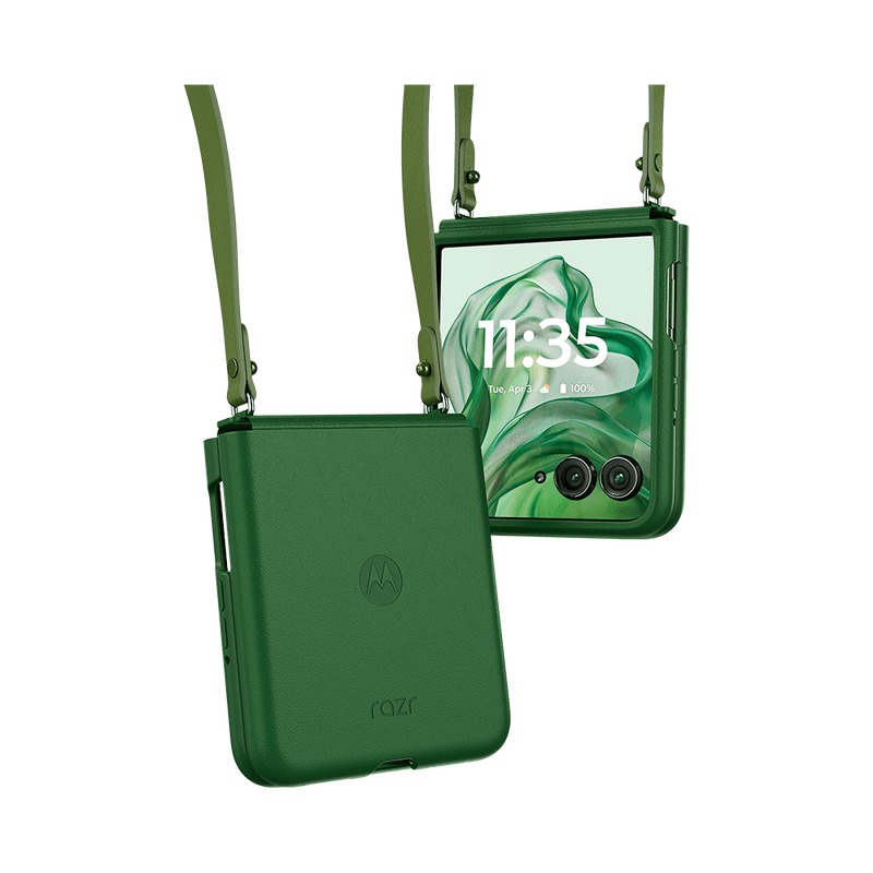 capa-de-celular-Com-Alca-Ajustave-lMotorola-Razr-50--Ultra-verde