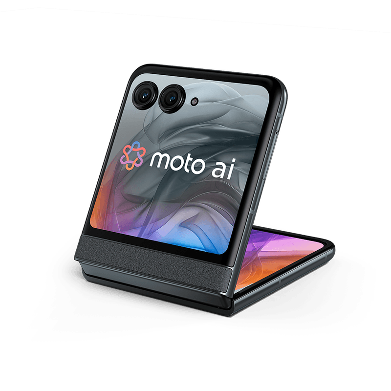 tela-dobrada-frente-smartphone-motorola-razr-50-grey-vegan-suede