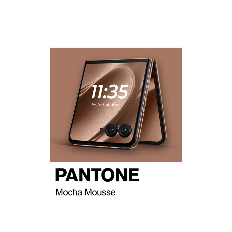 pantone-smartphone-motorola-razr-50-ultra-mocha-mousse-vegan-leather