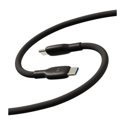 Cabo De Dados de Silicone Motorola USB-C Para USB-C 2 Metros