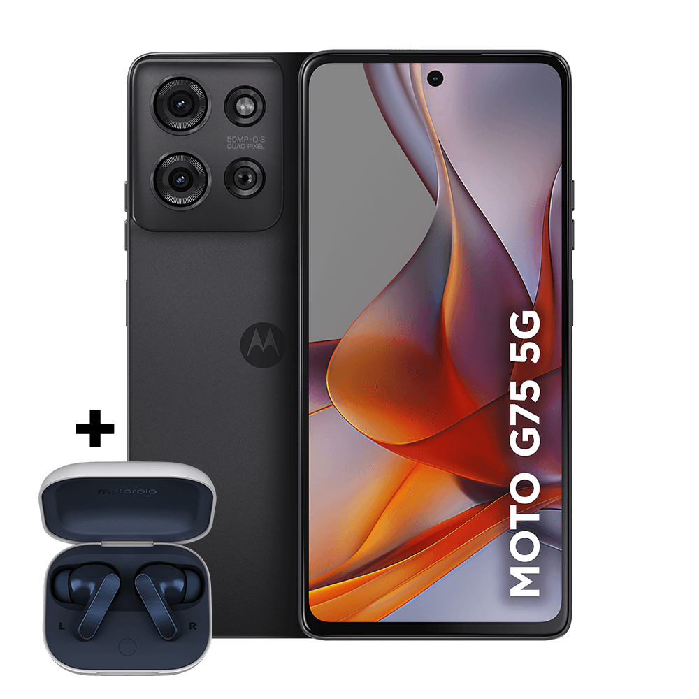 Smartphone Motorola Moto g75 5G + Moto Buds  256GB 16GB (8GB RAM + 8GB RAM Boost) 50MP Sony Lytia 600 Camera Moto AI