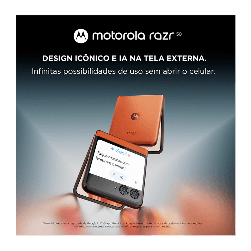 Celular-dobravel-com-tela-externa-motorola-razr-50-5g-laranja