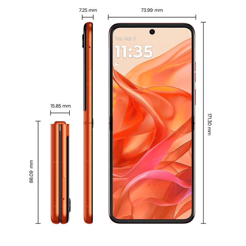 Dimensoes-do-celular-com-tela-dobravel-motorola-razr-50-512gb-laranja