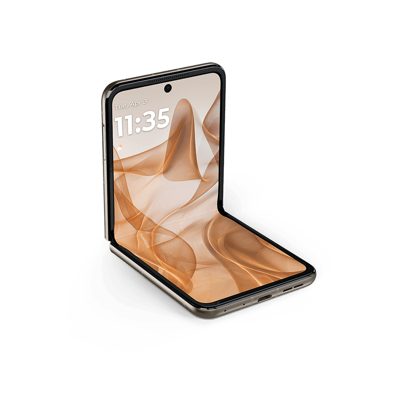 tela-dobrada-smartphone-motorola-razr-50-vanilla-vegan-leather