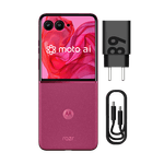 Celular-dobravel-razr-50-ultra-rosa-com-carregador-turbopower-da-motorola