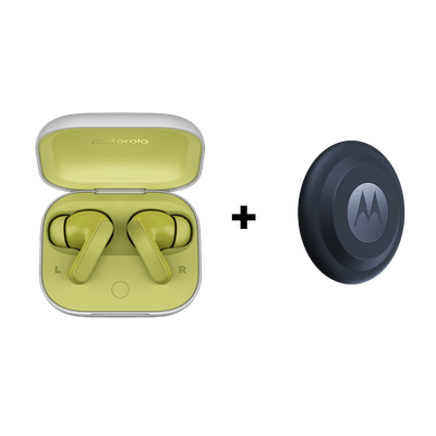 Kit Fone de ouvido Sem Fio Motorola Moto Buds + Moto tag