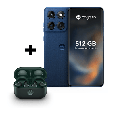 Kit motorola edge 60 e fone moto buds loop