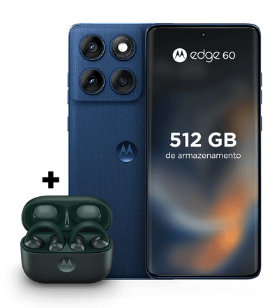Kit motorola edge 60 e fone moto buds loop