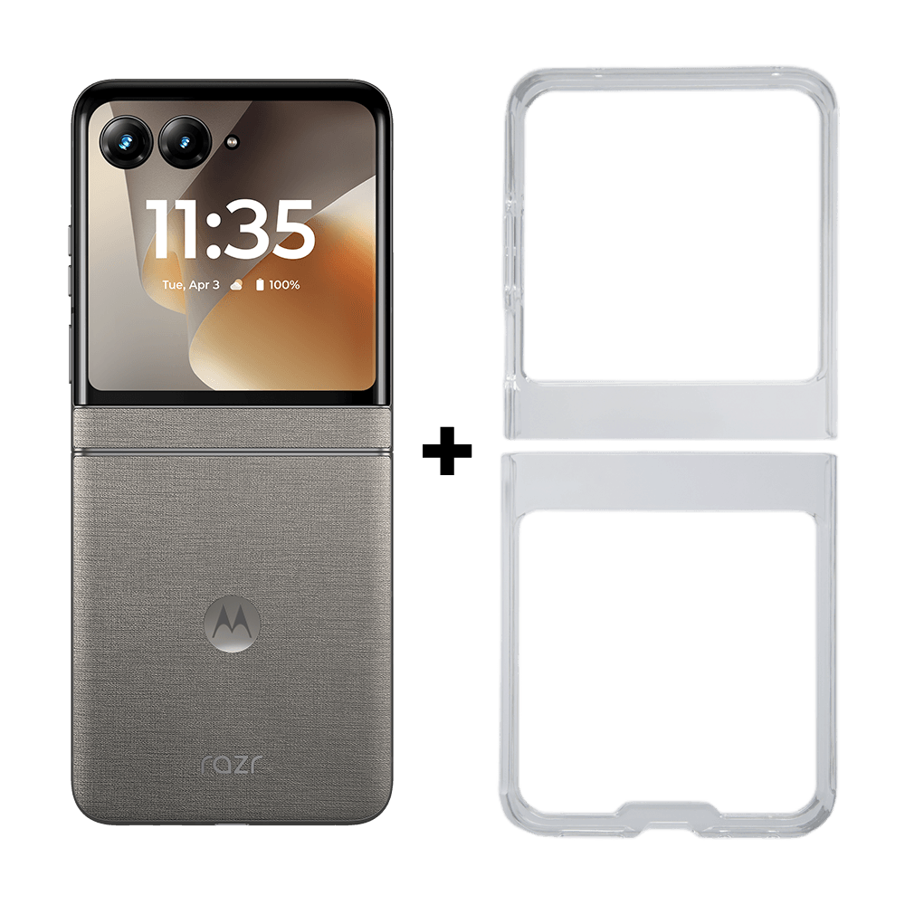 Kit Smartphone Motorola Razr 70 5G + capa protetora bumper