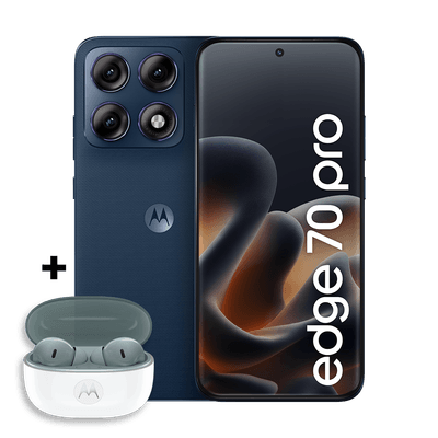 Kit Smartphone Motorola Edge 70 Pro 5G 256GB + Moto buds 2