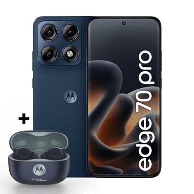 Kit Smartphone Motorola Edge 70 Pro 5G 256GB + Moto Buds 2 Plus