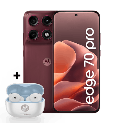 Kit Smartphone Motorola Edge 70 Pro 5G 256GB + Moto Buds 2 Plus