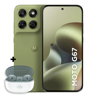 Kit Smartphone Motorola Moto g67 5G 256GB + Moto Buds 2
