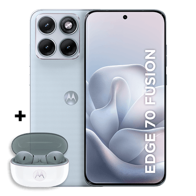 Kit Smartphone Motorola Edge 70 Fusion 5G 8 GB RAM + Moto Buds 2