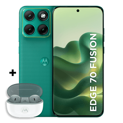 Kit Smartphone Motorola Edge 70 Fusion 5G 8 GB RAM + Moto Buds 2