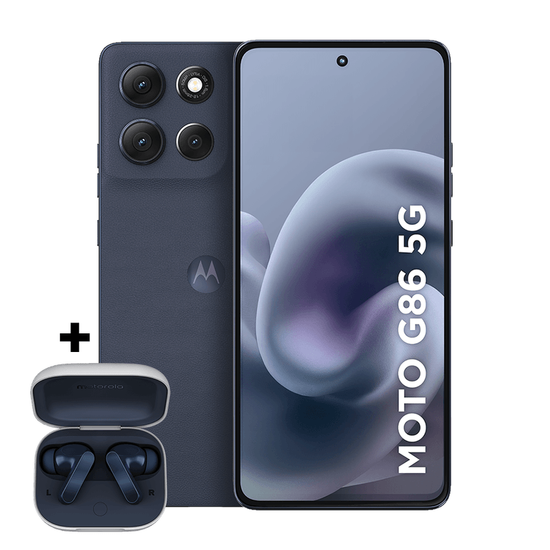 moto g86</br> **+ moto buds**